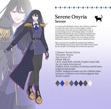 Serene Onyria (Standalone OC) Information