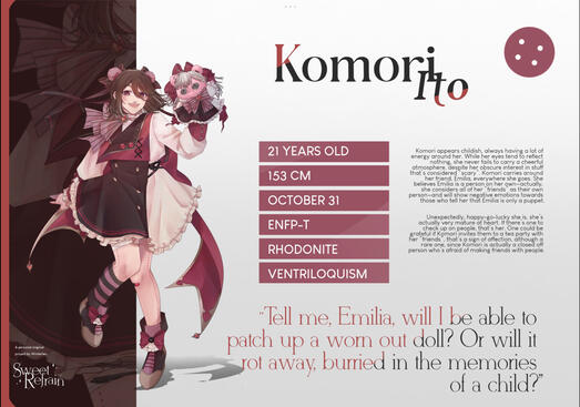 Ito Komori (Sweet Refrain) Information