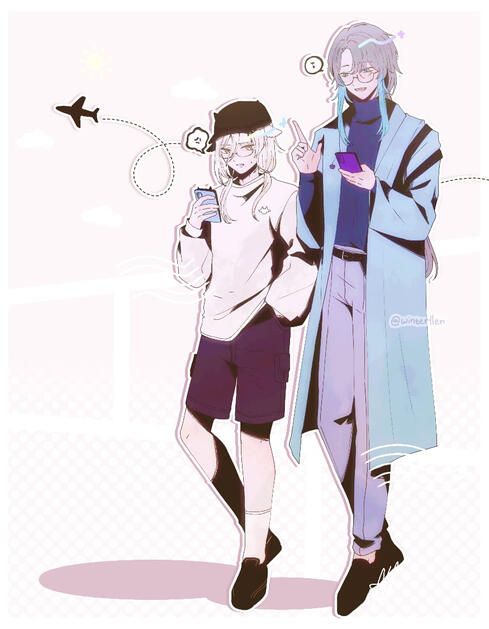 Javier, Luz (OCs belong to Yiyi, Winterllen)